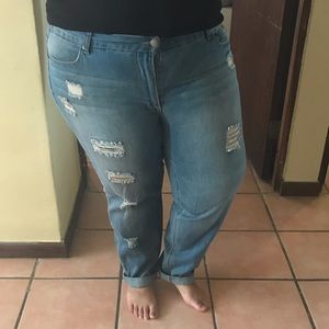 Ripped forever 21+  jeans